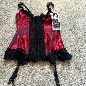 NWT Shirley of Hollywood Corset & thong
